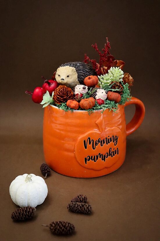 Morning Pumpkin Sünis Őszi Bögre kompozíció